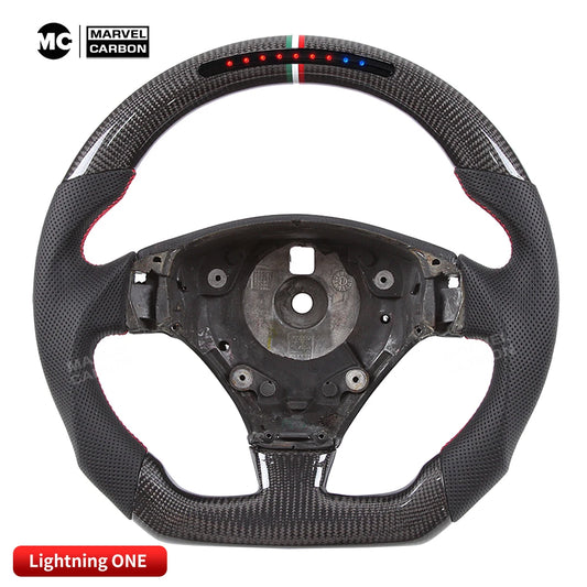 LED Performance Steering Wheel Display Compatible Maserati + 100% Real Carbon Fiber