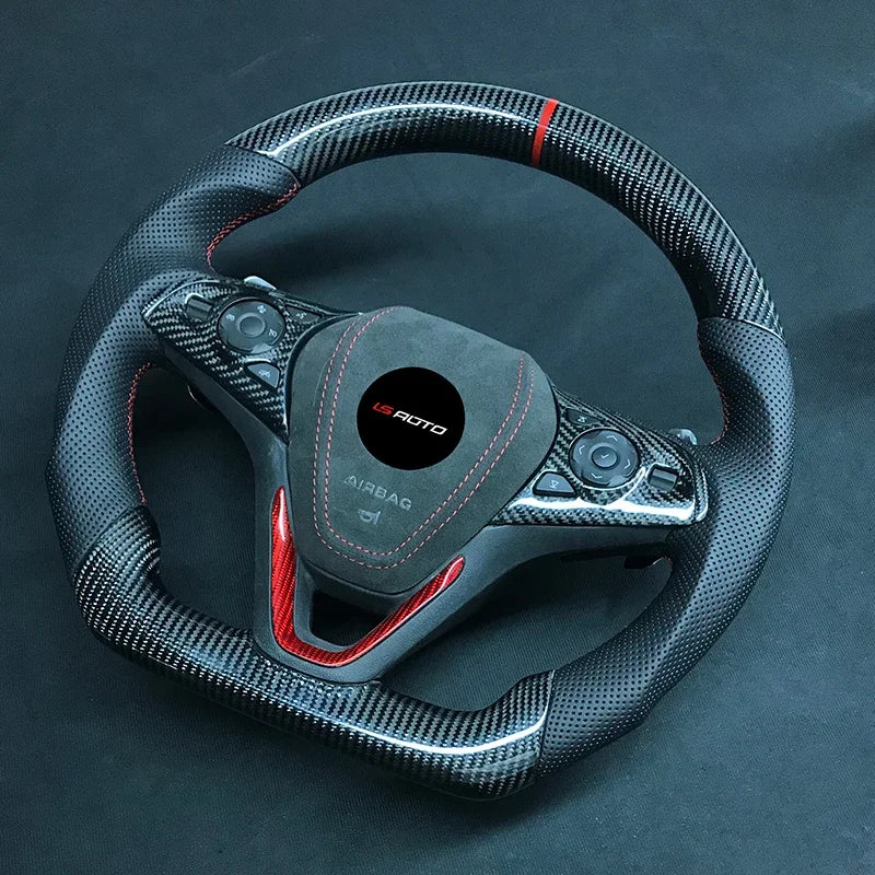 Real Carbon Steering Wheel for Buick Regal GS and Camaro(2011-2015) Auto Buick Carbon Steering Wheel