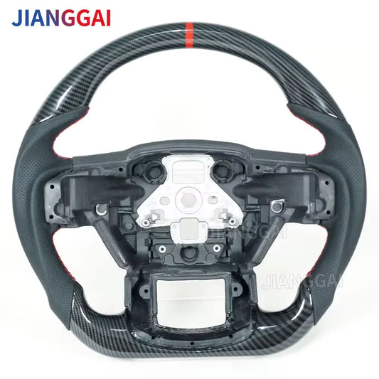 Hydro Print Carbon Fiber Car Steering Wheel for Ford Raptor 2015-2021 for Ford F150 2015-2021 Carbon Fiber Steering Wheel