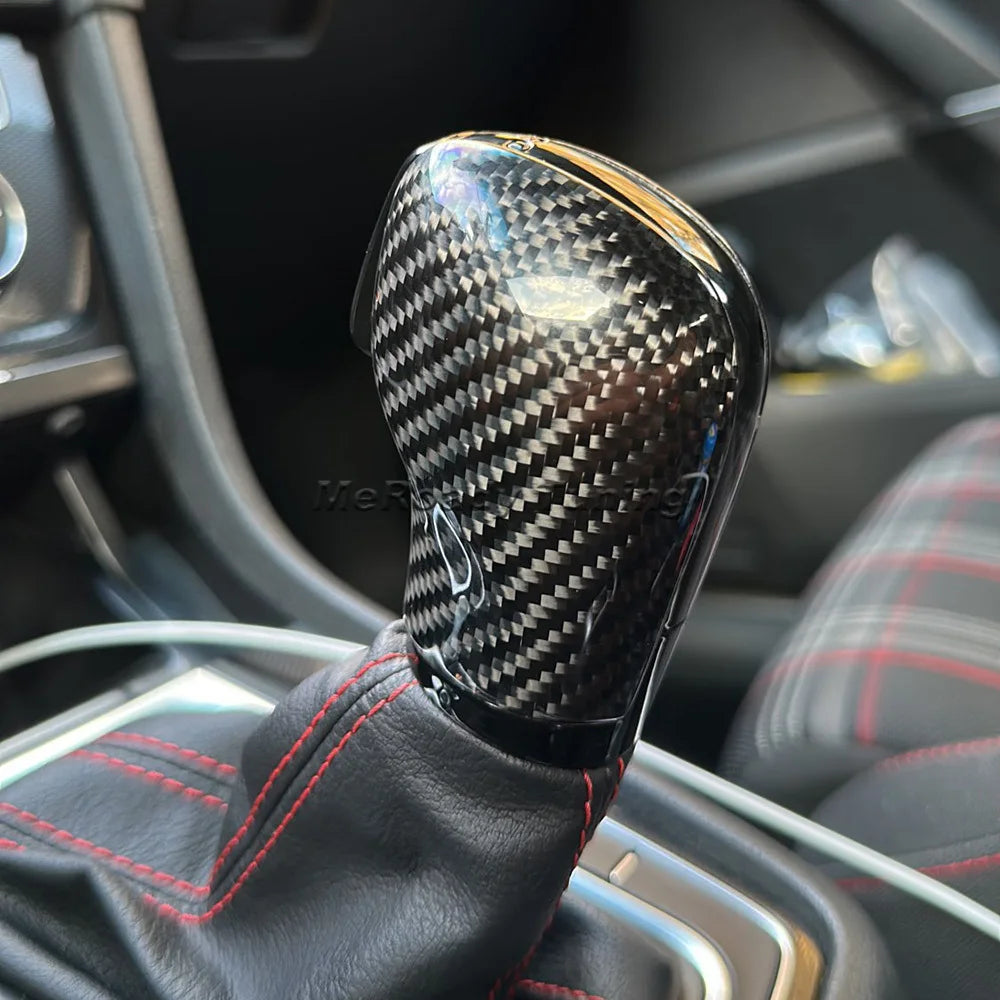 Carbon Fiber DSG Shift Knob Lever Gear Stick for VW Passat B7 B8 Golf 6 Mk7 GTI Tiguan MK2 R20 GLI Scirocco Jetta Mk6 Interior