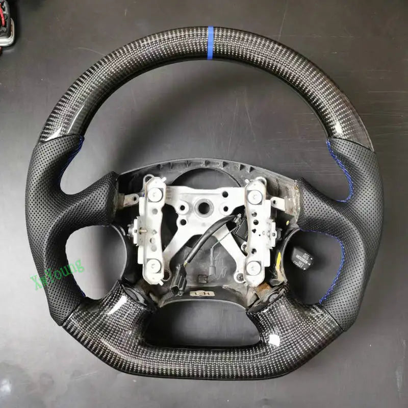 For Subaru Impreza Legacy WRX STI Forester 100% Real Carbon Fiber Car Steering Wheel