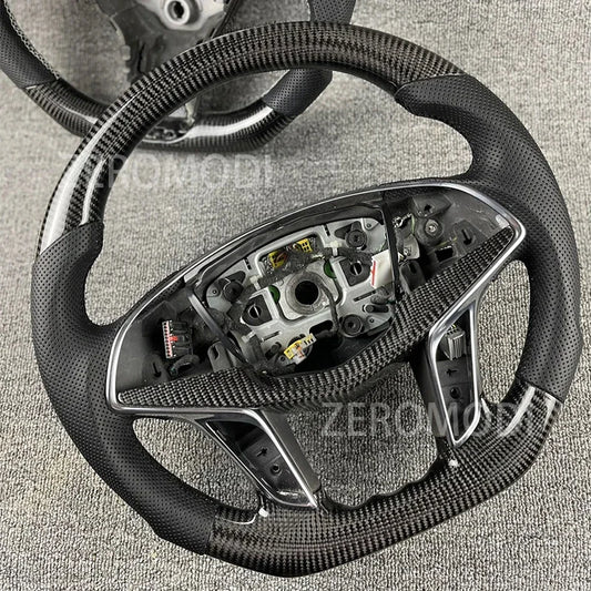 Real Carbon Fiber Steering Wheel for Cadillac XT5 CT6 2018 2019 2020 2021 2022 2023