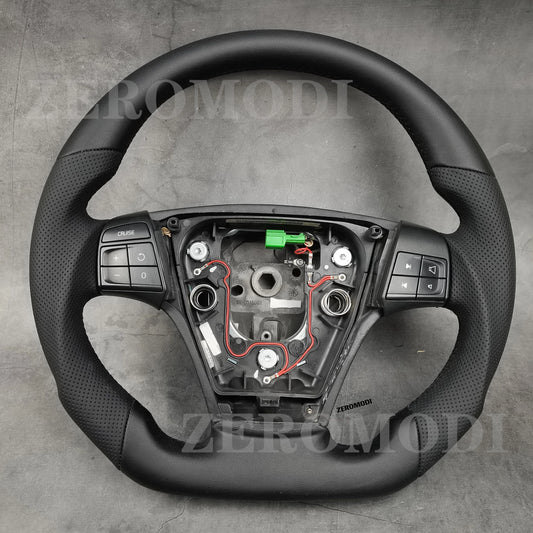 Black Leather Sport Steering Wheel for Volvo C70 C30 S40 V50 2006-2013