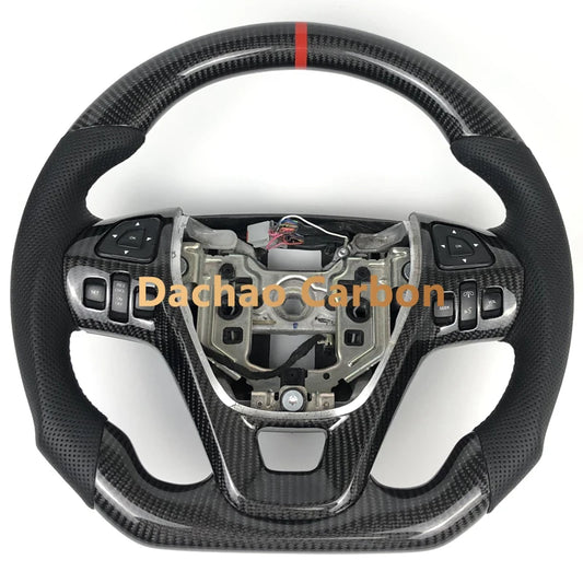 Real Glossy Carbon Fiber Steering Wheel for FORD EXPLORER 2011 2012 2013 2014 2015 2016 2017 2018 High Quality Custom Style