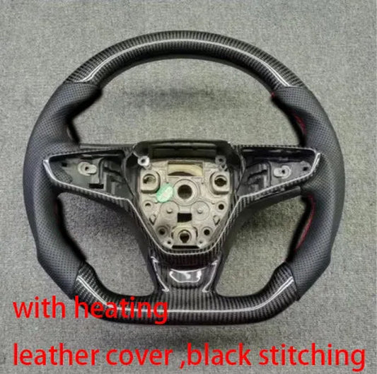 Upgraded Customized Carbon Fiber Steering Wheel for Chevrolet Malibu XL 2016 2017 Equinox 2017 2018 Buick Velite 5