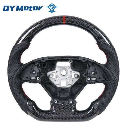 Heated Real Carbon Fiber Perforated Leather Steering Wheel for Chevrolet Corvette C7 2014-2018