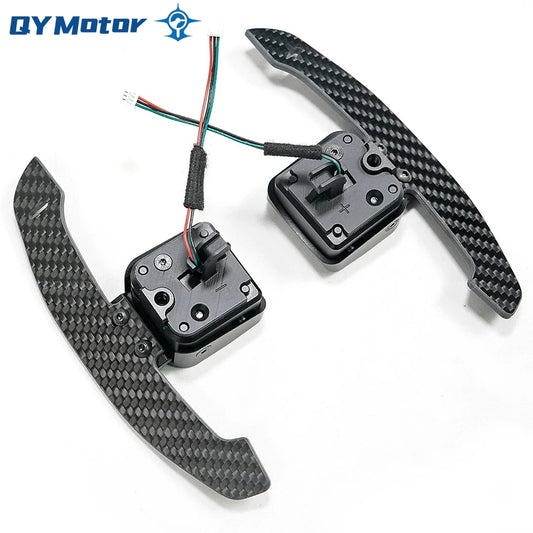 2Pcs/Set Magnetic Carbon Fiber Paddle Shifters for Audi A4 A5 A8 Q5 Q7 Q8 S3 S4 S5 SQ5 SQ7 SQ8 RS3 RS4 RS5 RSQ5