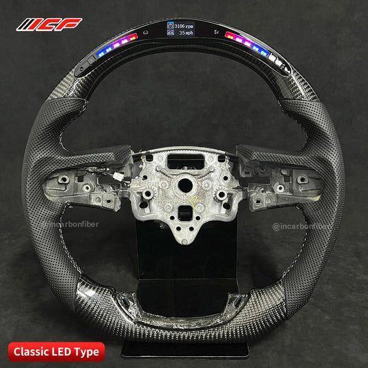 Carbon Fiber Customized LED Steering Wheel for Chevrolet GMC